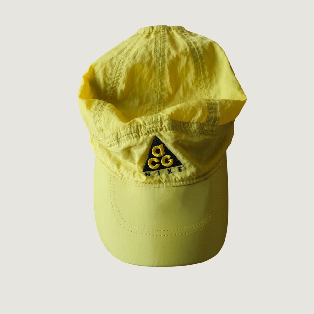 Nike ACG Tailwind Adjustable Hat Yellow Polyester 5-Panel Gorpcore One Size